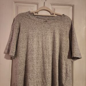 Alia Gray Speckled T-Shirt XXL